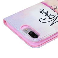 iPhone 7 Plus Case (5.5 inch) - Flip Stand Wallet Case PU Leather Shock-Absorption Soft TPU Inner Bumper Cute... N44