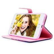 iPhone 7 Plus Case (5.5 inch) - Flip Stand Wallet Case PU Leather Shock-Absorption Soft TPU Inner Bumper Cute... N45