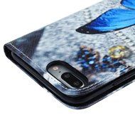iPhone 7 Plus Case (5.5 inch) - Flip Stand Wallet Case PU Leather Shock-Absorption Soft TPU Inner Bumper Cute... N48