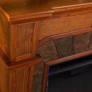 Cartwright Convertible Electric Fireplace - Classic Espresso