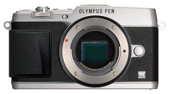 Olympus E-P5 16.1 MP Mirrorless Digital Camera with 3-Inch LCD and 17mm f/1.8 lens (Silver with Black Trim) N17