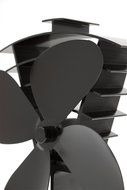 Valiant FIR362 Ventum 2 Heat Powered Stove Fan, Satin Black N2