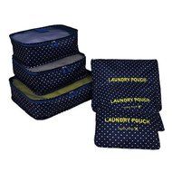 ColorMixs&reg; Hanging Toiletry Cosmetics Travel Bag Cosmetic Carry Case for Woman Man Travel Organization Gift (Navy... N8