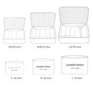 ColorMixs&reg; Hanging Toiletry Cosmetics Travel Bag Cosmetic Carry Case for Woman Man Travel Organization Gift (Navy... N9