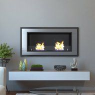 Moda Flame Lugo Wall Mounted Ethanol Fireplace N6