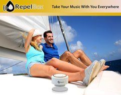 RepelBox Bluetooth Shower Speaker - Best Waterproof Wireless Speakers for Bathroom, Pool, Boat and Patio BONUS... N8