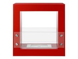 Ignis Tectum Mini White Freestanding Ventless Ethanol Fireplace