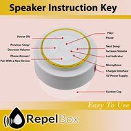 RepelBox Bluetooth Shower Speaker - Best Waterproof Wireless Speakers for Bathroom, Pool, Boat and Patio BONUS... N9