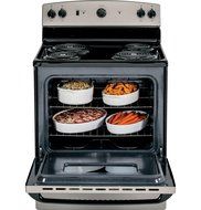 GE GIDDS-632101 30" 5 cu. ft. Free-Standing Electric Range, Silver N4