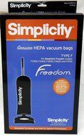 Simplicity Type F HEPA Vacuum Cleaner Bags (6 Pack) - Genuine [Kitchen]