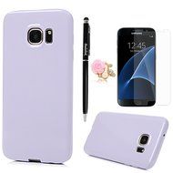 Badalink Galaxy S7 Case Candy Color Soft TPU Rubber Skin Bumper Case Shockproof Flexible Easy Grip Slip Rrsistant... N15