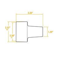 WORKSHOP Wet Dry Vacuum Adapter WS25011A 2-1/2-Inch To 1-1/4-Inch Universal Shop Vacuum Hose Adapter for Shop... N3