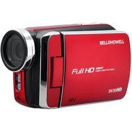 Bell &amp; Howell DV30HD 1080p HD Video Camera Camcorder (Red) with 16GB Card + Case + Flex Tripod + Kit N4
