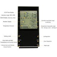 [Deals Sales Today 2016] IBEET 6 in 1 Multifunctional Electronic Indoor Weather Station - Thermometer, Hygrometer... N2