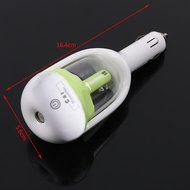 Mini Car Air Humidifier Diffuser Essential Oil Ultrasonic Aroma Mist Purifier (Blue) N5