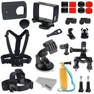 Yi 4K Action Camera Accessories, Kupton Xiaoyi 4K II Silicon Protective Cover+ Frame Mount Housing+ Head Strap... N17