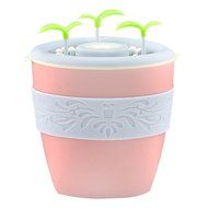 MOEBULB 235ml -Anion Ultrasonic Flower Pot Humidifier，Air Purifier, USB Powered with Auto On/Off For Home, Office... N13