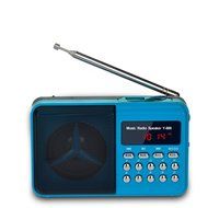 Timorn Portable Digital Receiver Supports TF Card/USB/MP3 format/FM Radio Function (Black) N4