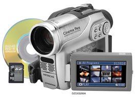 Hitachi DZ-GX3200A 2.1MP DVD Camcorder with 10x Optical Zoom (Discontinued by Manufacturer) N2
