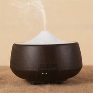 250ml Aromatherapy Essential Oil Diffuser, Wood Grain (Black)