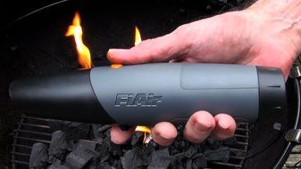 FiAir - Air Blower/Fast Fire Starter for Charcoal Grills, Tailgating, Campfires, Fire Pits, Fireplaces, Wood Stoves N2