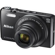 Nikon Coolpix S7000 16 MP Digital Camera with 20x Optical IS Zoom, 3-Inch LCD, Black (Certified Refurbished) N2