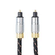 BuyCheapCables&reg; (20 Feet) Premium Slim Braided Jacket Toslink Digital Optical Audio Cable with Gold Plated Metal... N2