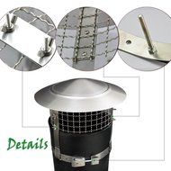 Anti Bird/Rain Stainless Steel 9-inch Mesh Flue Chimney Cap Cover