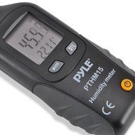 PYLE Meters PTHM15 Mini Temperature and Humidity Meter with Dew Point and Wet Bulb Temperature N2
