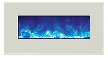 Amantii WM-BI-48-5823-WHTGLS Electric Fireplace N2