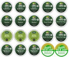 20-count GREEN MOUNTAIN FLAVORED COFFEE K-Cup Variety Sampler Pack, Single-Serve Cups for Keurig Brewers