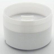 Leewa 100ml Essential Oil Diffusers Aroma Ultrasonic Cool Mist Humidifiers with PP Light - Plastic - White
