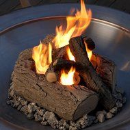 Real Flame 2-Can Outdoor Log Set