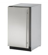 U-Line U3018CLRS41A Built-in Clear Ice Machine, 18", Stainless Steel