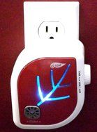 O3 LEAF Plug-In Adjustable Ionic Air Purifier (ORANGE) N2