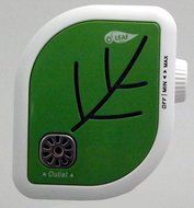 O3 LEAF Plug-In Adjustable Ionic Air Purifier (ORANGE) N3