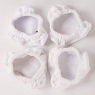 SKG 4 PCS Triangle Microfiber Replacement Pads for Steam Mop 2012 (2027) N3