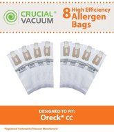 Oreck Type CC Vacuum Cleaner Bags 8-Pack - Allergen Filtration with Closure - To Fit Style CC, and ALL XL Upright... N2