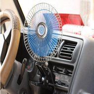 AMA(TM) Portable Mini Electric Clip Fan Air Fan Powered Truck Car Vehicle Fan Air Conditioner Cooler (12V) N7