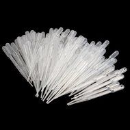 SODIAL(R) 100PCS Graduated Pipettes Dropper Polyethylene (3ml)