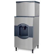 Scotsman C0630SR_HD30B-32 684 lb 30" Remote-Cooled Small Cube Ice Machine w/ HD30B-32 Hotel Dispenser