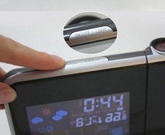 New Arrival Projection LCD Digital Alarm Clock Projector Color Display LED Backlight Table Desktop Clocks N2