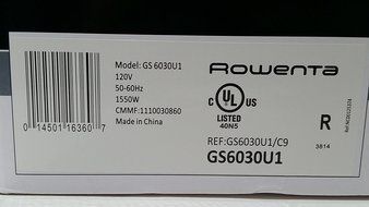 Rowenta Precision Valet Garment Steamer GS6030U1 N6
