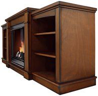 Real Flame Hawthorne Gel Fireplace - Burnished Oak