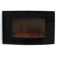 XtremepowerUS 35" Electric Wall Mount Fireplace 1500W Heat Adjustable Heater Glass XL Large