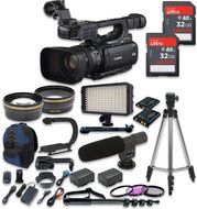 Canon XF100 Professional Camcorder with 10x HD Video lens, Compact Flash (CF) Recording with 2pc SanDisk 32GB...