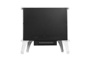 3G Plus Electric Free-Standing Fireplace Heater - White N2