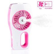 Mini Cooling Fan Humidifier CrazyFire 3 Speeds Portable Mini USB Rechargeable Cooling Fan Misty Hydrating Fan...