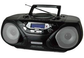QFX J-33U AM/FM Portable Radio Cassette Player CD and USB N2