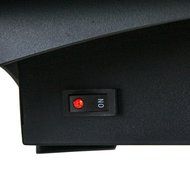 AKDY 27" Modern Freestanding Portable 2 Setting Tempered Glass 5200 BTU 1500W Adjustable Electric Heater Fireplace... N2